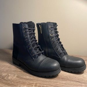 Black Ugg Combat Boots